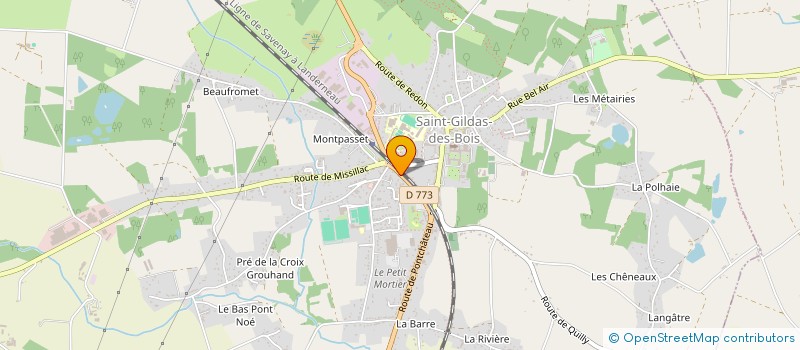 localisation de l'entreprise MADAME LISE MARIE JOUSSELIN  SEVERAC