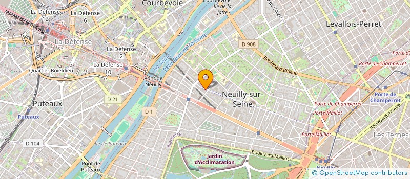 localisation de l'entreprise MADAME LISE-MARIE MINAUX à NEUILLY-SUR-SEINE