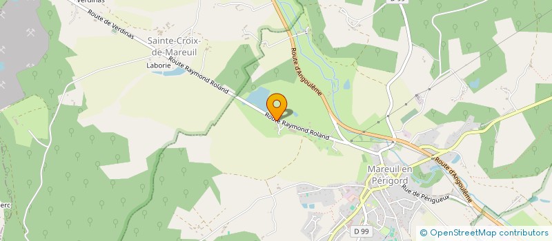 localisation de l'entreprise MADAME LISE-MARIE PEREZ  MAREUIL EN PERIGORD