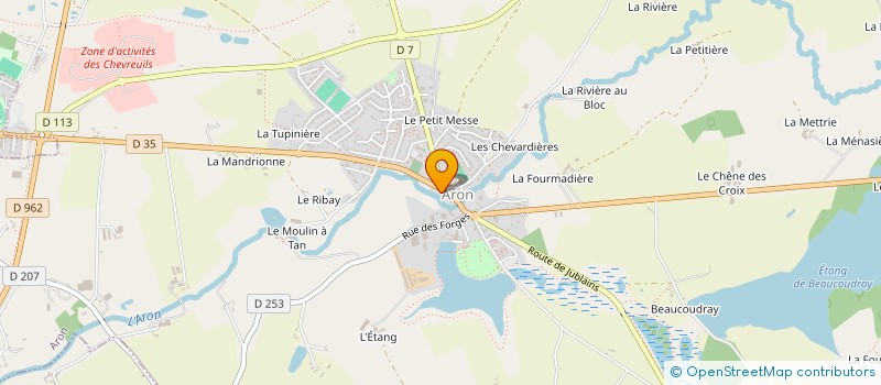 localisation de l'entreprise MADAME LISE MARTINEAU  ARON