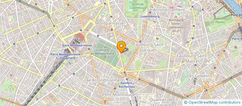 localisation de l'entreprise MADAME LISE MICHEL  PARIS