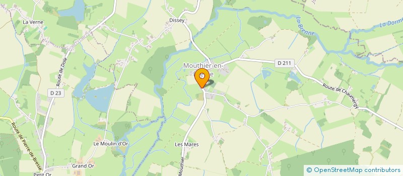 localisation de l'entreprise MADAME LISE MICONNET  MOUTHIER-EN-BRESSE