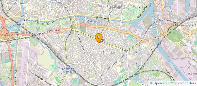 localisation de l'entreprise MADAME LISE MILHAU à STRASBOURG