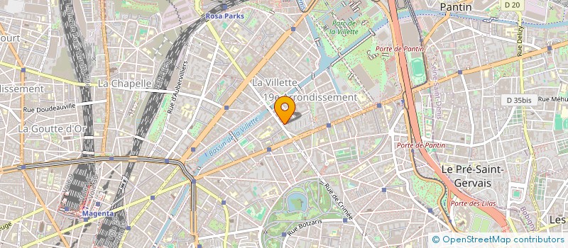 localisation de l'entreprise MADAME LISE MORIN  PARIS