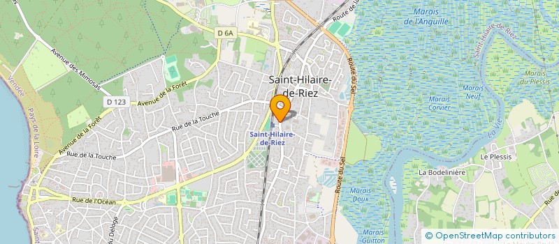 localisation de l'entreprise MADAME LISE MORINEAU à SAINT-HILAIRE-DE-RIEZ