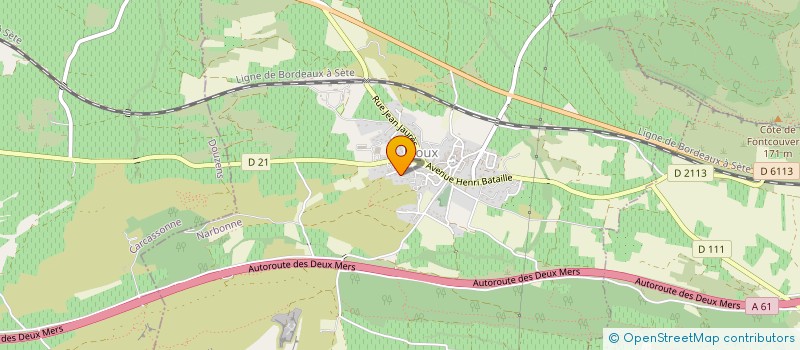 localisation de l'entreprise MADAME LISE NARANJO  MOUX