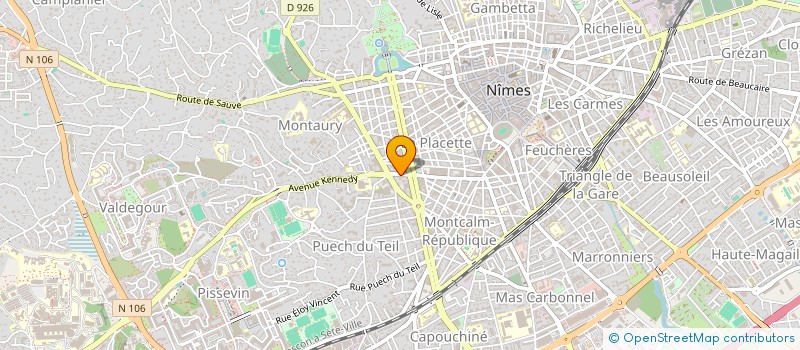 localisation de l'entreprise MADAME LISE NICOLAS  NIMES