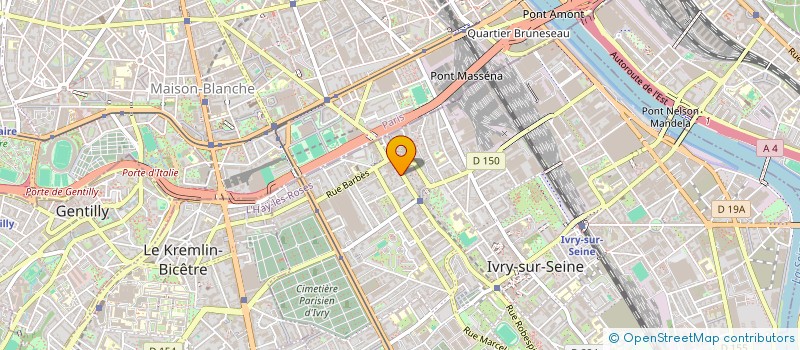 localisation de l'entreprise MADAME LISE OTTOLINI  IVRY-SUR-SEINE