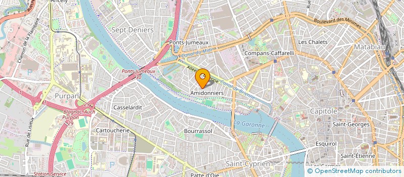 localisation de l'entreprise MADAME LISE PAQUIER  TOULOUSE