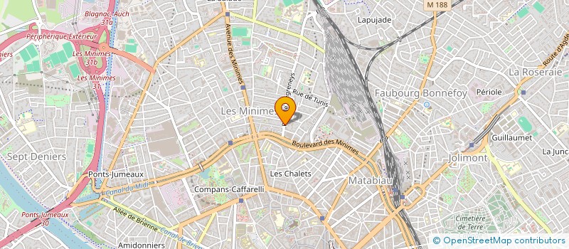 localisation de l'entreprise MADAME LISE PERRY à TOULOUSE