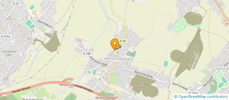 localisation de l'entreprise MADAME LISE PETIT  HERSIN-COUPIGNY