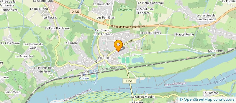 localisation de l'entreprise MADAME LISE PINEAU  OREE D'ANJOU