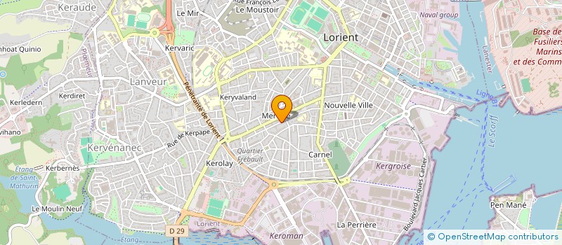 localisation de l'entreprise MADAME LISE POIZIVARA  LORIENT