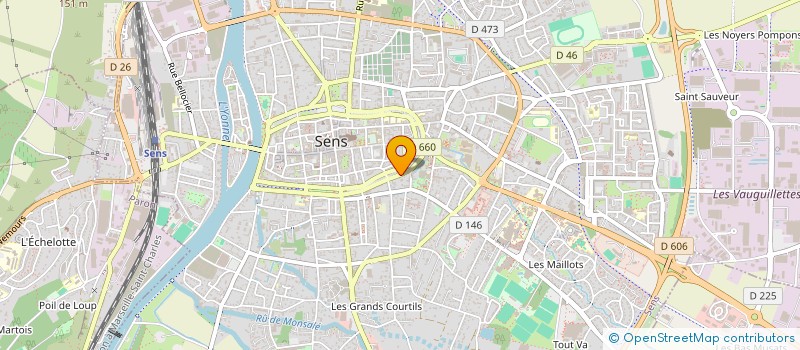 localisation de l'entreprise MADAME LISE POMPONNE  SENS