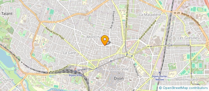 localisation de l'entreprise MADAME LISE POUROUCHOTTAMIN  DIJON