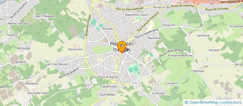 localisation de l'entreprise MADAME LISE QUIDELLEUR à PLOUGASTEL-DAOULAS