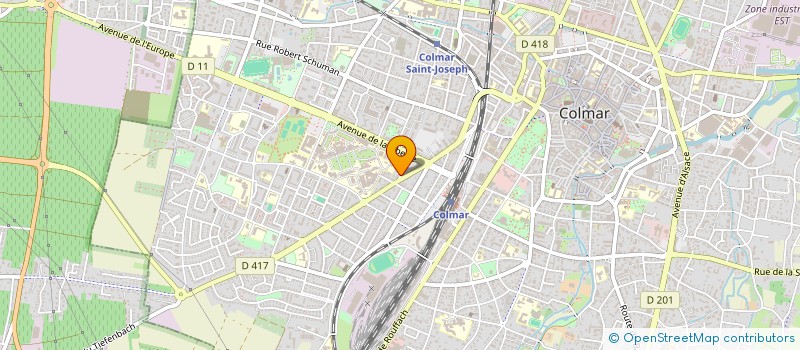 localisation de l'entreprise MADAME LISE REBERT  COLMAR