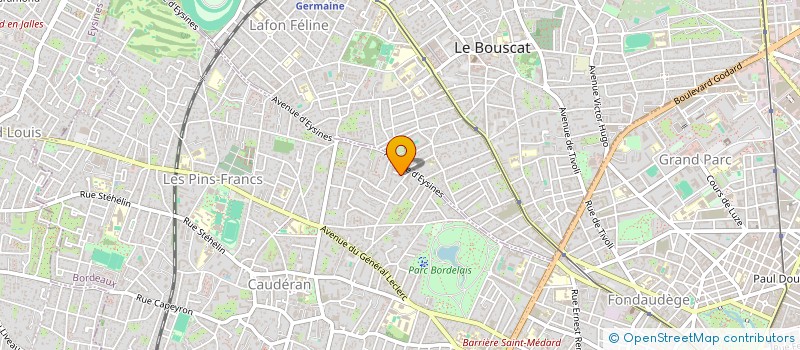 localisation de l'entreprise MADAME LISE RIGAUDI  BORDEAUX