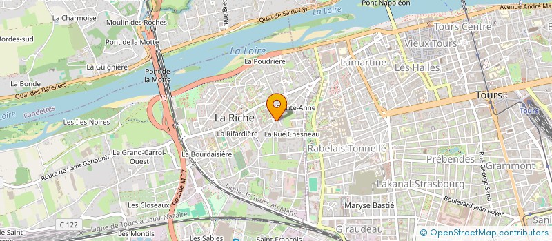 localisation de l'entreprise MADAME LISE ROQOVIN  LA RICHE