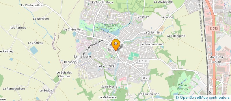localisation de l'entreprise MADAME LISE ROUSSEAU à MOUILLERON-LE-CAPTIF