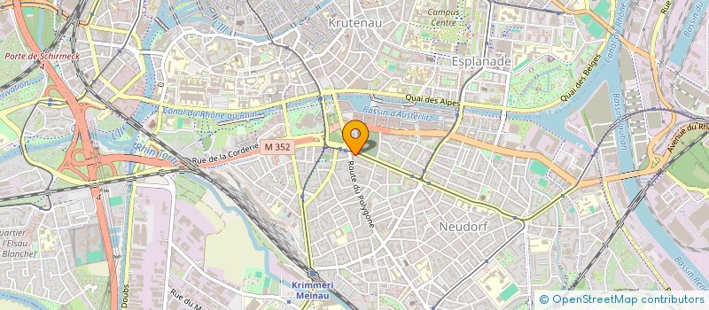 localisation de l'entreprise MADAME LISE RUFFIE à STRASBOURG