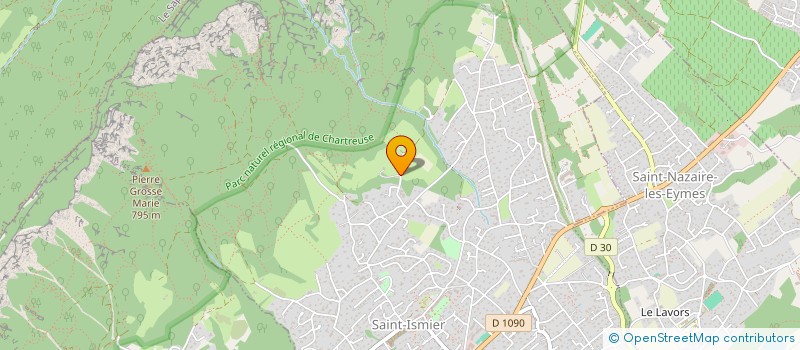 localisation de l'entreprise MADAME LISE SACCARD  SAINT-ISMIER