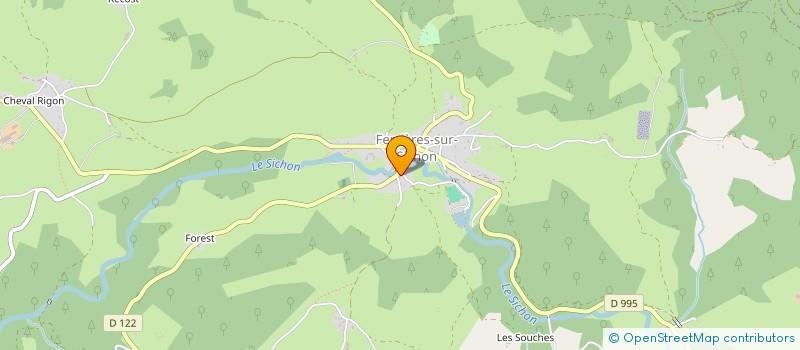 localisation de l'entreprise MADAME LISE SALMON à CHATEL-MONTAGNE