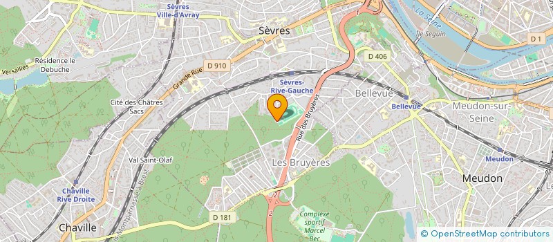 localisation de l'entreprise MADAME LISE SAURY  SEVRES