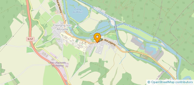 localisation de l'entreprise MADAME LISE SCHEIDER  FLAVIGNY-SUR-MOSELLE