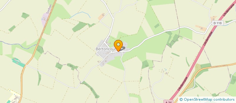 localisation de l'entreprise MADAME LISE SCIACCALUGA  BERTONCOURT