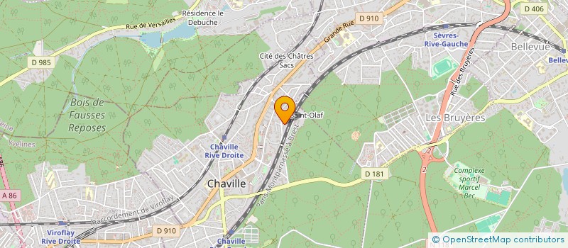 localisation de l'entreprise MADAME LISE TALBOT à CHAVILLE