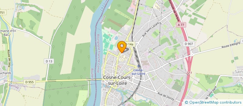 localisation de l'entreprise MADAME LISE TERESZKIEWICZ à COSNE-COURS-SUR-LOIRE