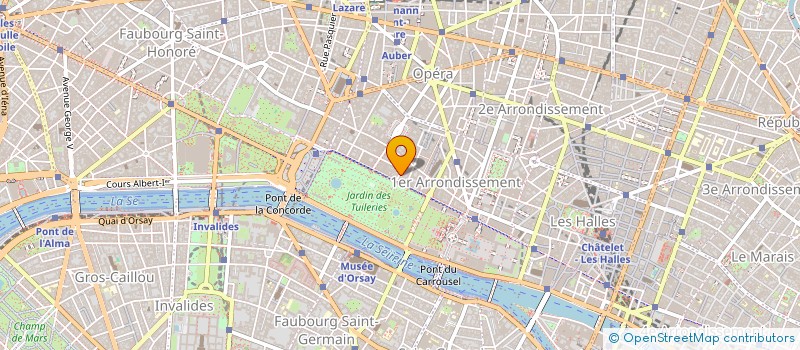localisation de l'entreprise MADAME LISE THEVENIN à PARIS