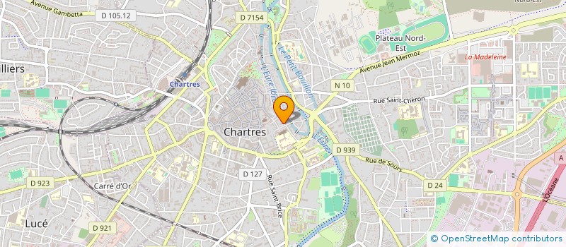 localisation de l'entreprise MADAME LISE THOUEILLES à CHARTRES