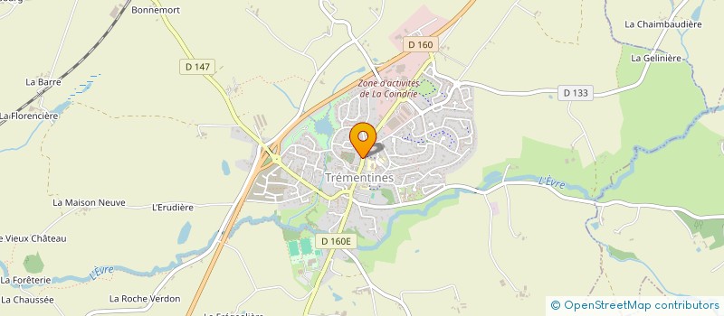 localisation de l'entreprise MADAME LISE TROUILLET  TREMENTINES