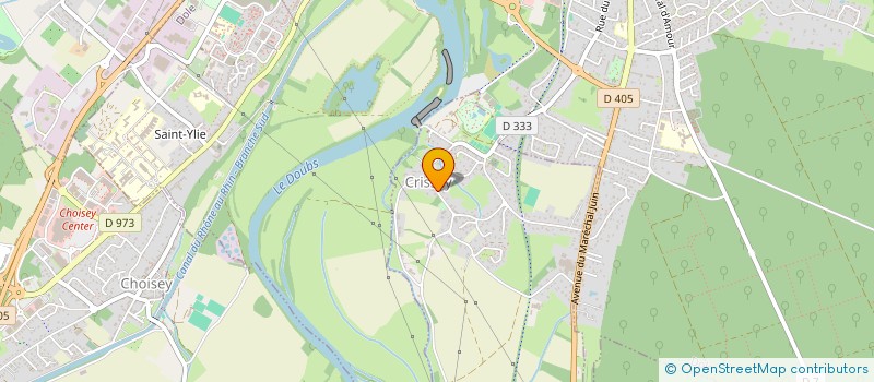 localisation de l'entreprise MADAME LISE VALERIE VAUBIEN  CRISSEY