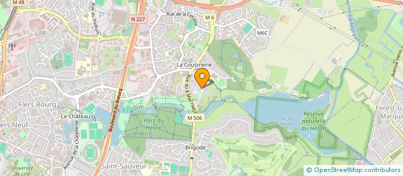 localisation de l'entreprise MADAME LISE VANDENDAELE  VILLENEUVE-D'ASCQ