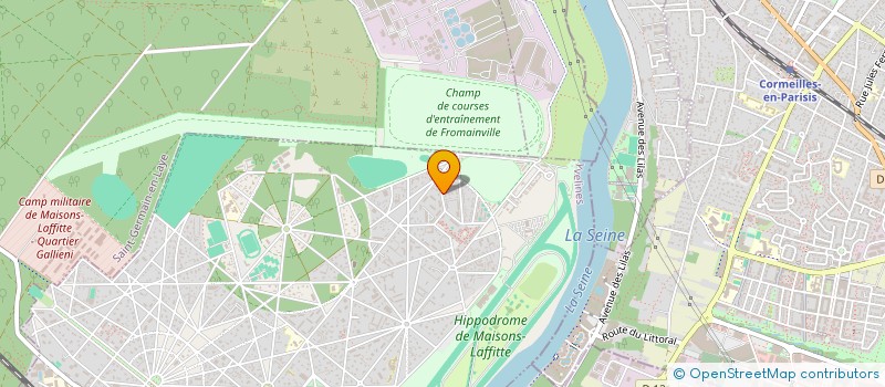 localisation de l'entreprise MADAME LISE VANOPDENBOSCH  MAISONS-LAFFITTE