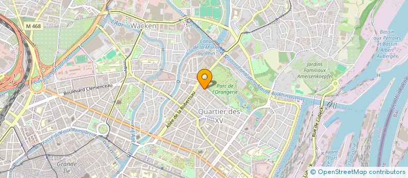 localisation de l'entreprise MADAME LISE VENNINGBO  STRASBOURG