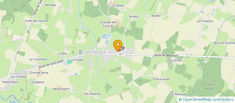 localisation de l'entreprise MADAME LISE VEUILLET à LESCHEROUX