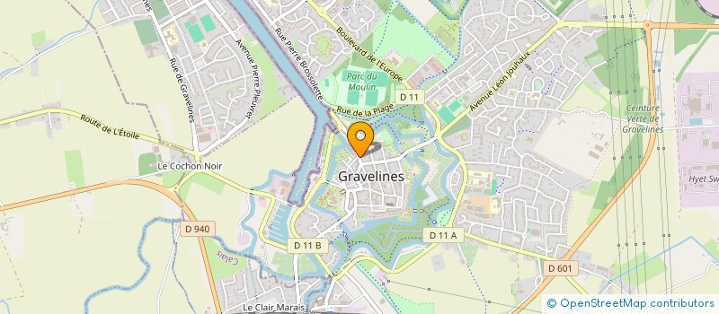 localisation de l'entreprise MADAME LISE WADOUX à GRAVELINES