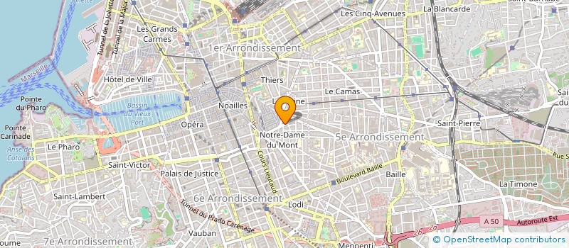 localisation de l'entreprise MADAME LISE WEISS à MARSEILLE 6EME