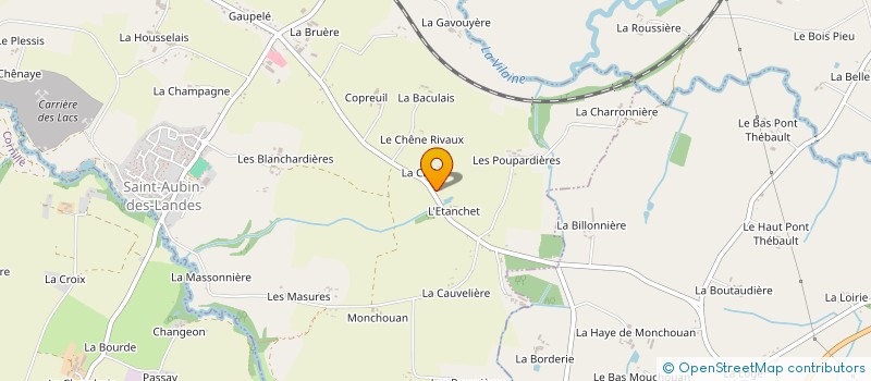 localisation de l'entreprise MADAME LISE XIONG  SAINT-AUBIN-DES-LANDES