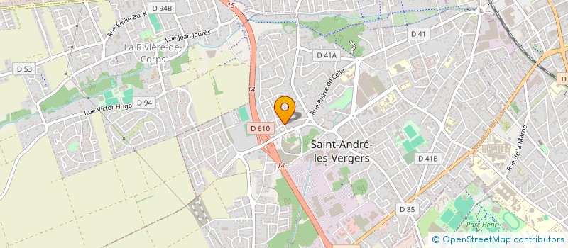 localisation de l'entreprise MADAME LISERANNE LAURENT à SAINT-ANDRE-LES-VERGERS