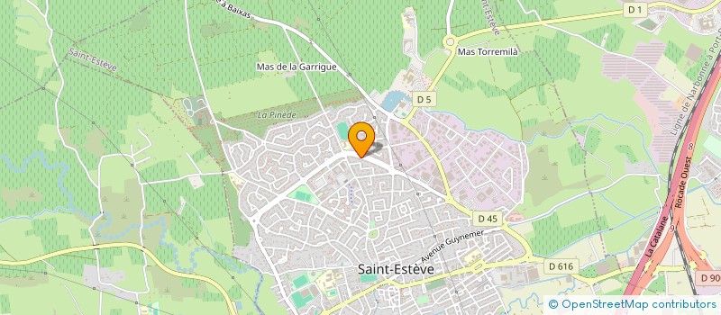 localisation de l'entreprise MADAME LISETTE ABENKOU  SAINT-ESTEVE