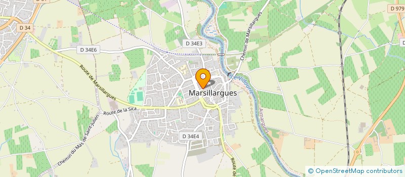 localisation de l'entreprise MADAME LISETTE AURAN  MARSILLARGUES