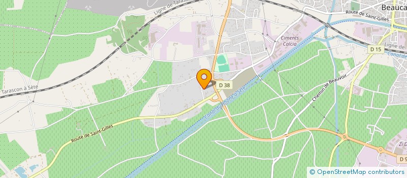 localisation de l'entreprise MADAME LISETTE BOYER à BEAUCAIRE