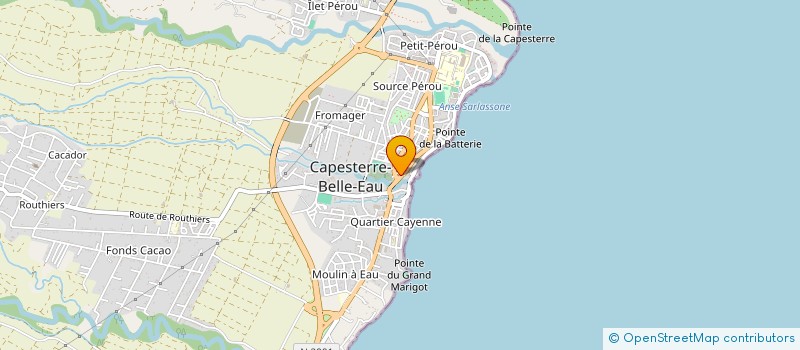 localisation de l'entreprise MADAME LISETTE CARMONT à CAPESTERRE-BELLE-EAU