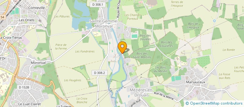 localisation de l'entreprise MADAME LISETTE DUPONT à SAINTE-GEMME-MORONVAL