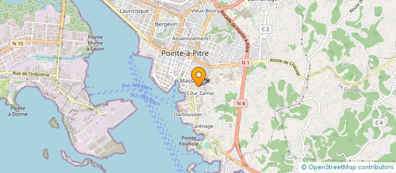 localisation de l'entreprise MADAME LISETTE GALAS à POINTE-A-PITRE